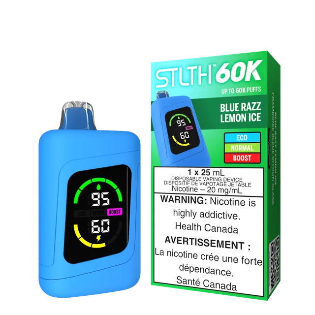 STLTH 60K - BLUE RAZZ LEMON ICE