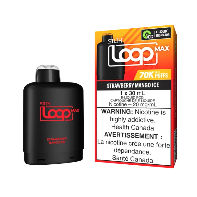 STLTH LOOP MAX POD PACK - STRAWBERRY MANGO ICE