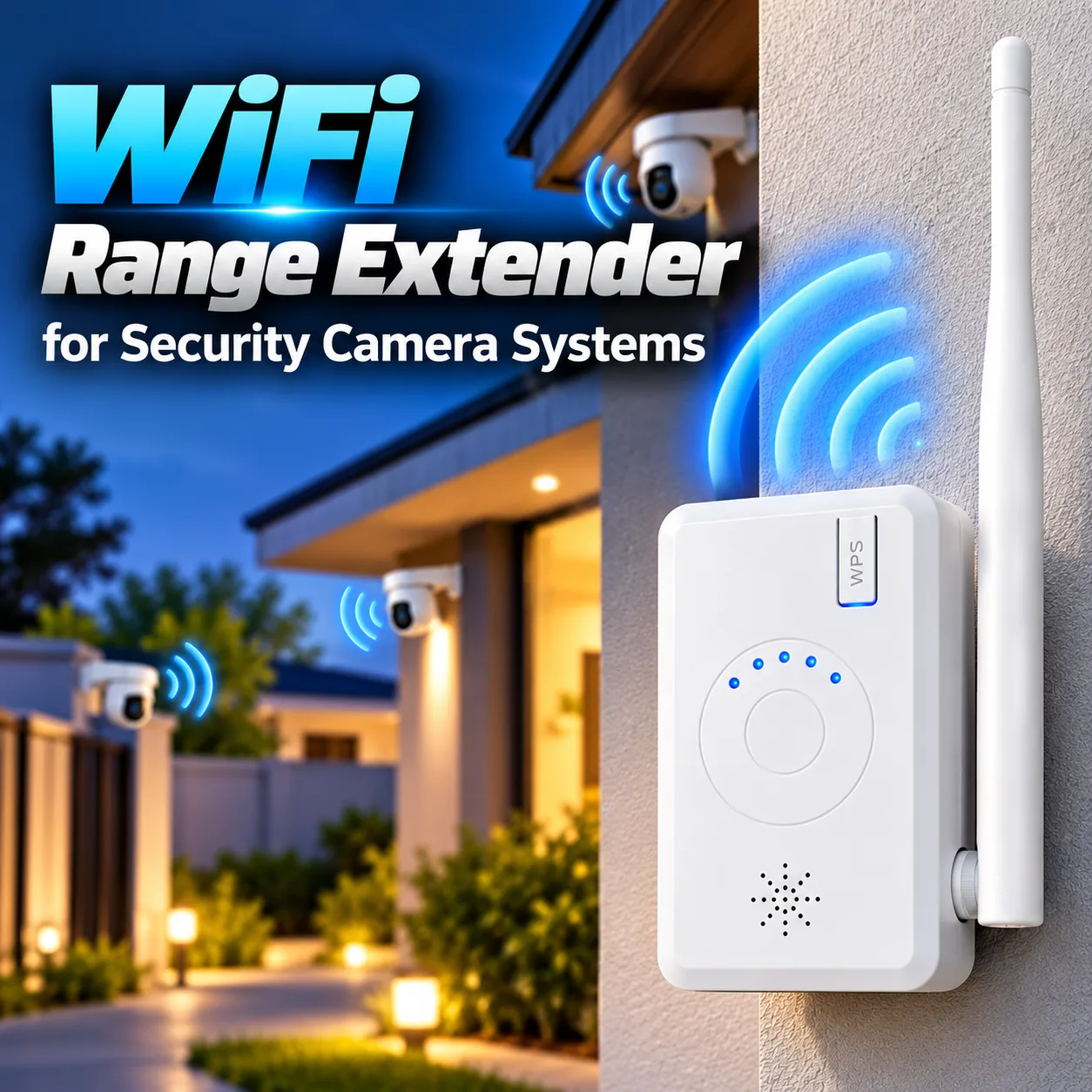 WiFi Range Extender for Security Camera Systems