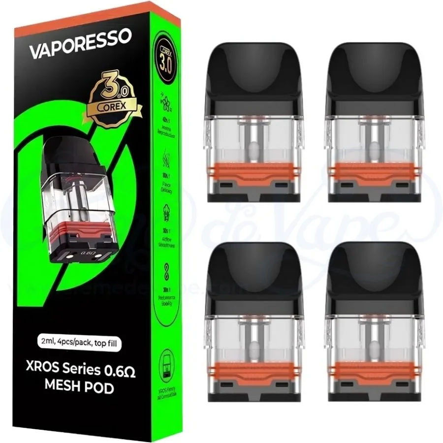 Vaporesso COREX 3.0 XROS 0.6 ohm Mesh Replacement Pod 2mL
