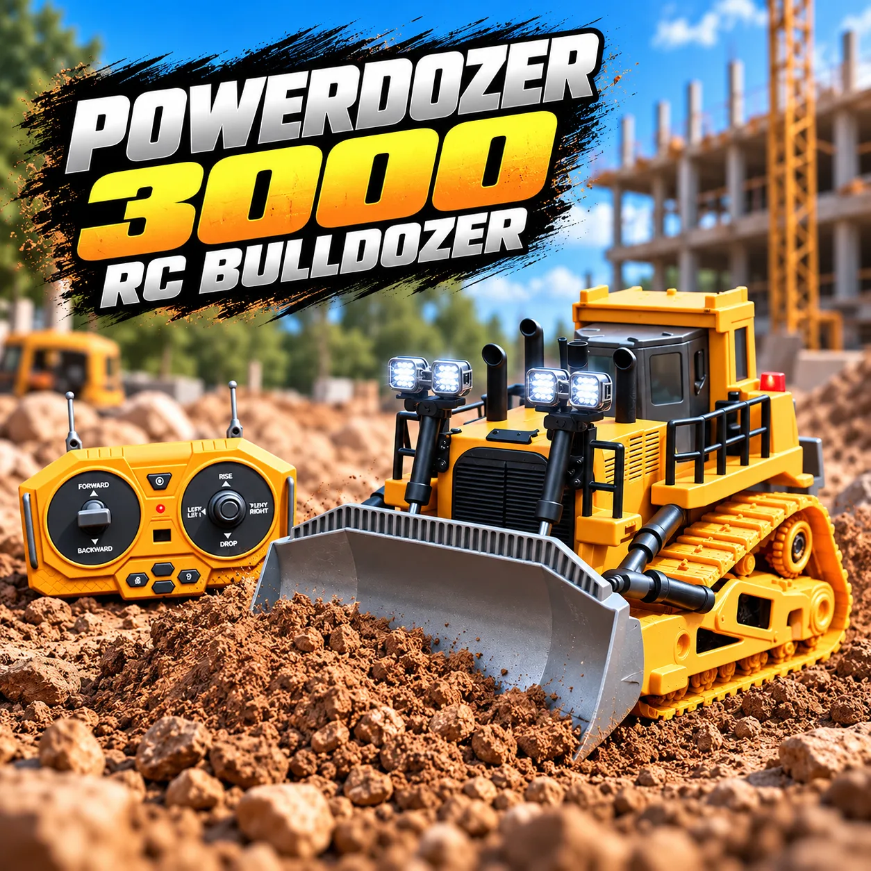 PowerDozer 3000 – RC Bulldozer