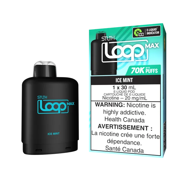 STLTH LOOP MAX POD PACK - ICE MINT 20MG / 30ML