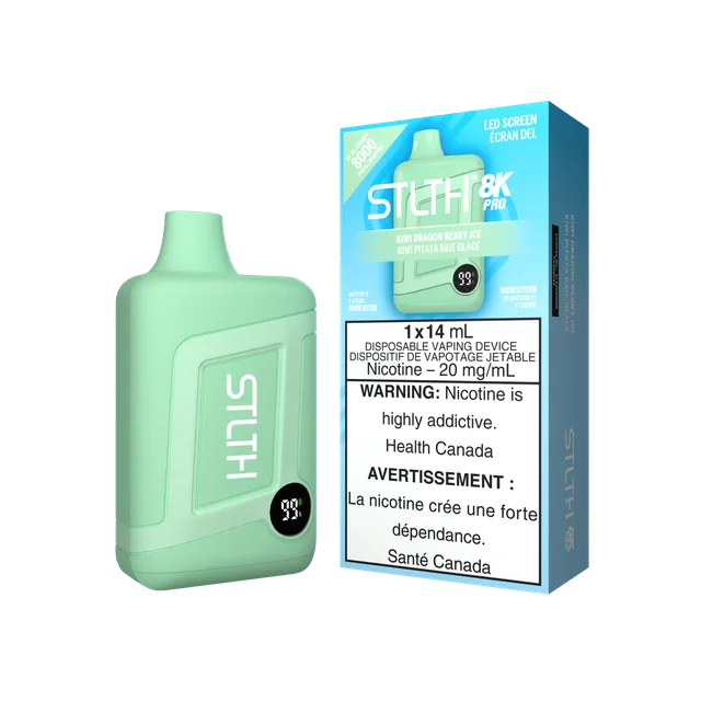 STLTH 8K PRO - KIWI DRAGON BERRY ICE