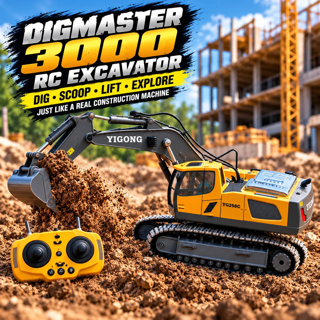 DigMaster 3000 – RC Excavator