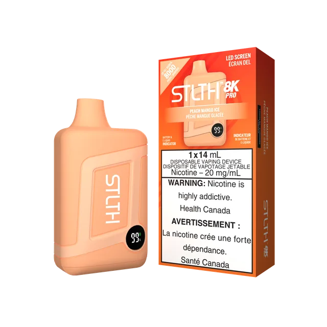 STLTH 8K PRO - PEACH MANGO ICE