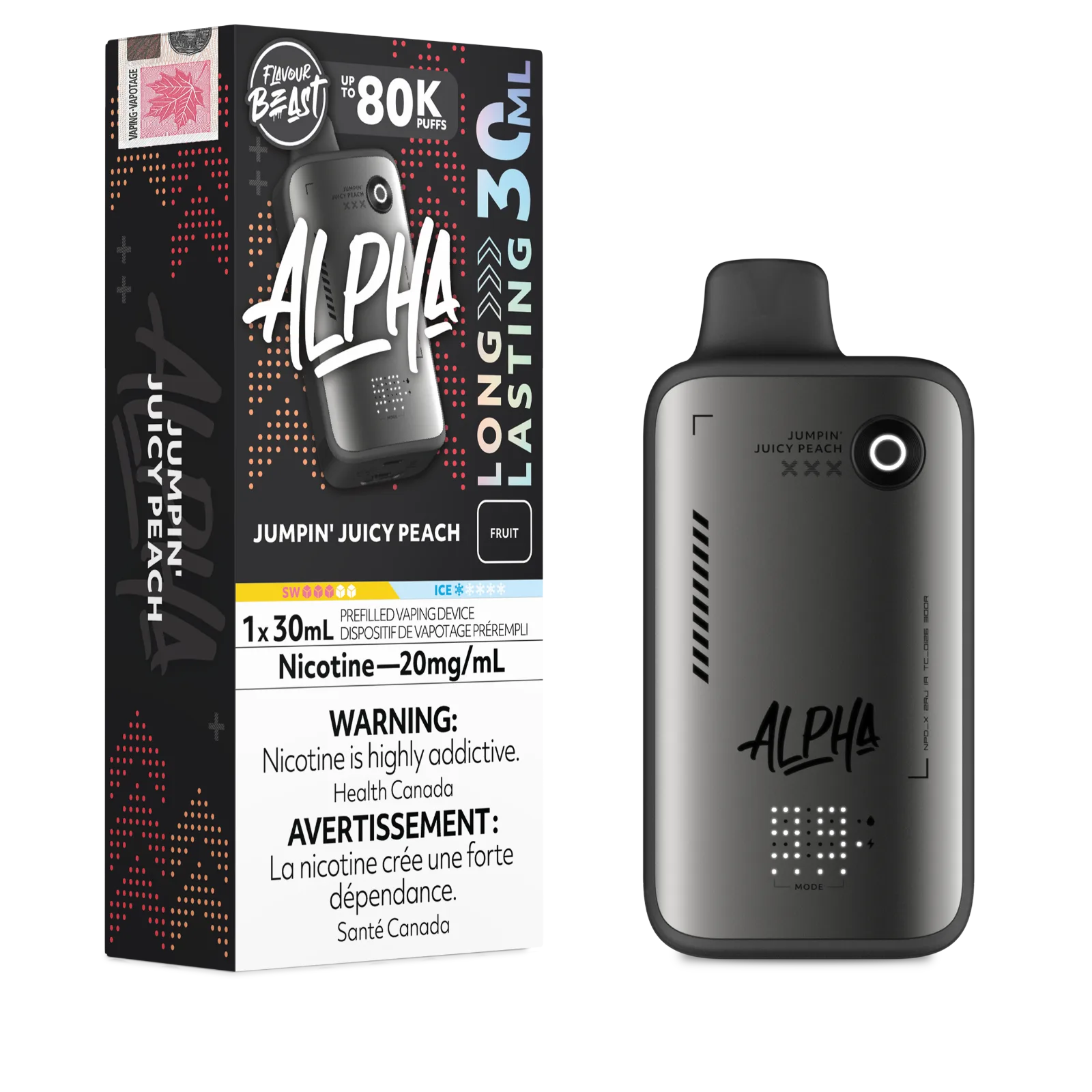 Flavour Beast Alpha - Jumpin' Juicy Peach 20MG  80K