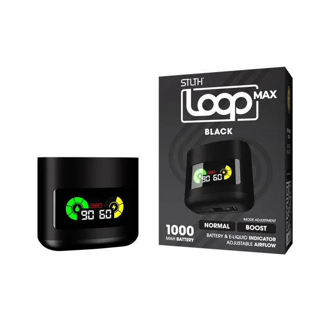 STLTH LOOP MAX CLOSED POD DEVICE BLACK