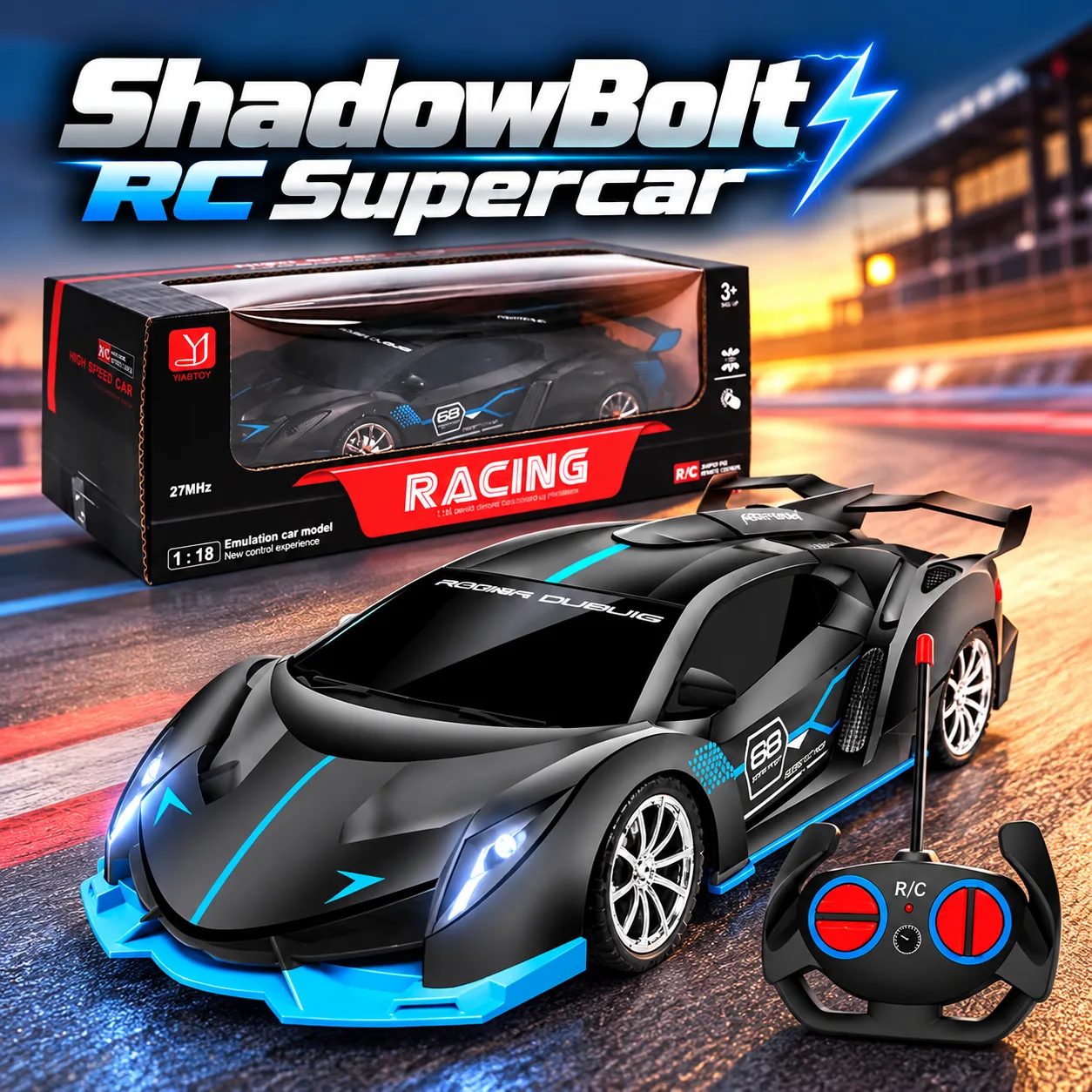 ShadowBolt RC Supercar